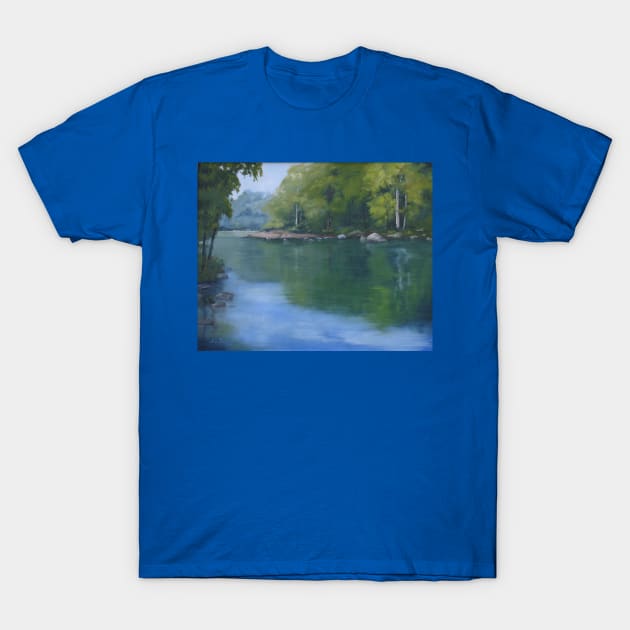 Big Ridge Reflections T-Shirt by JoAnn Parsley Feed The Kitty